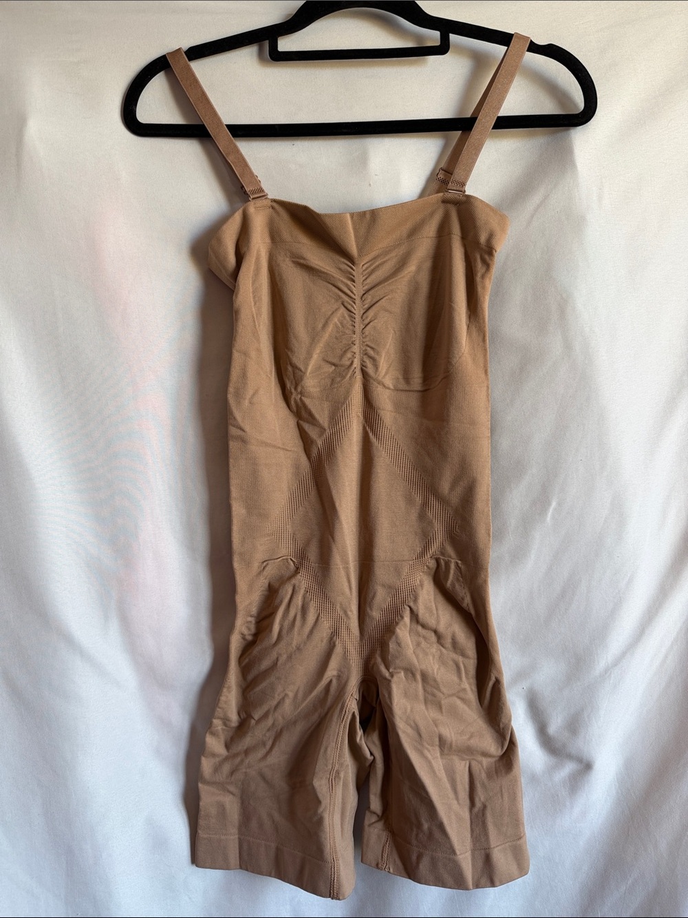 Seamless Nude Shapewear Bodysuit with Adjustable Straps